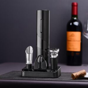 Image of a Wine Aerator sitting next to a Bottle of Wine.